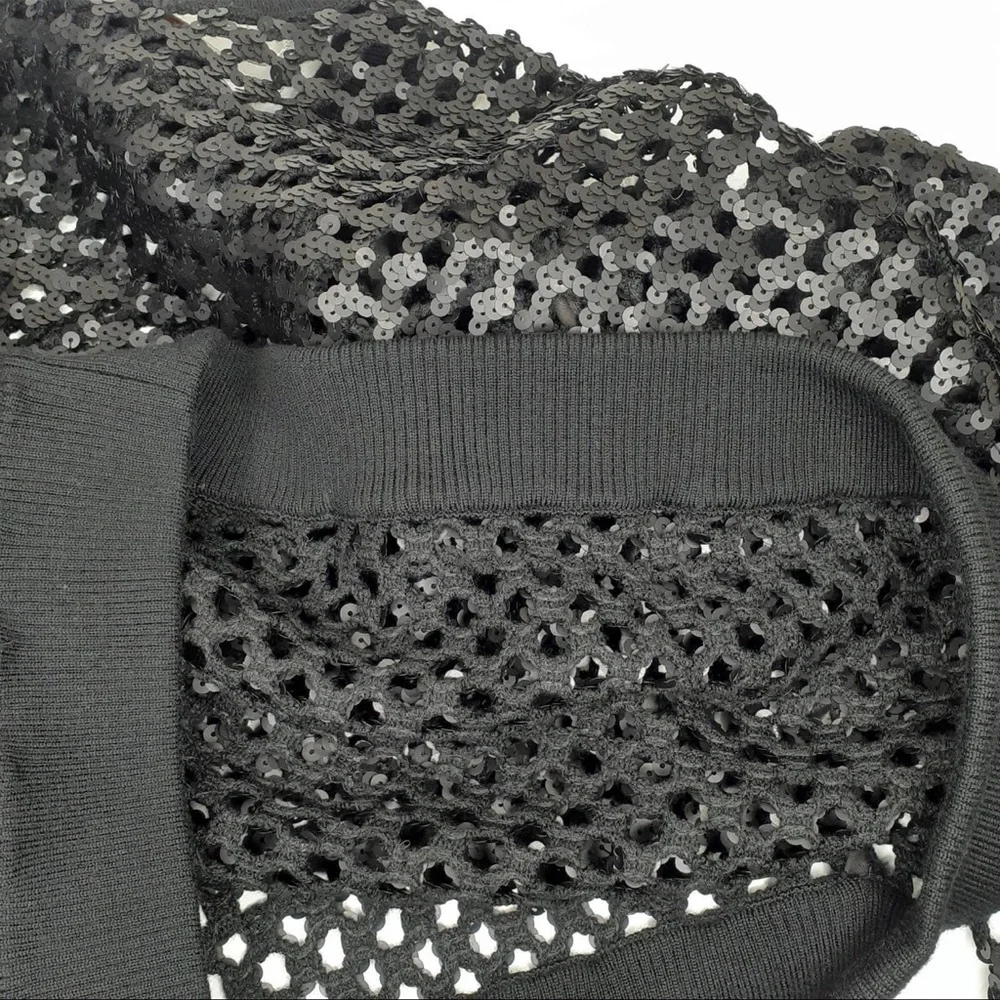 Tory Burch Lansing Open Knit Merino Sweater